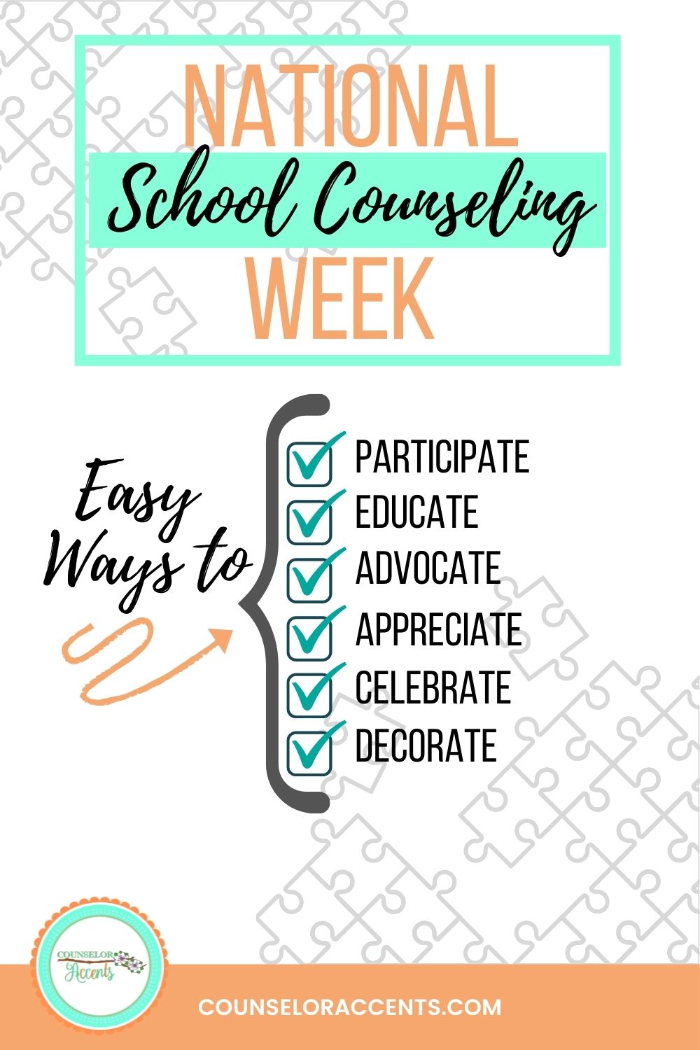 Easy Ways to Celebrate National School Counseling Week